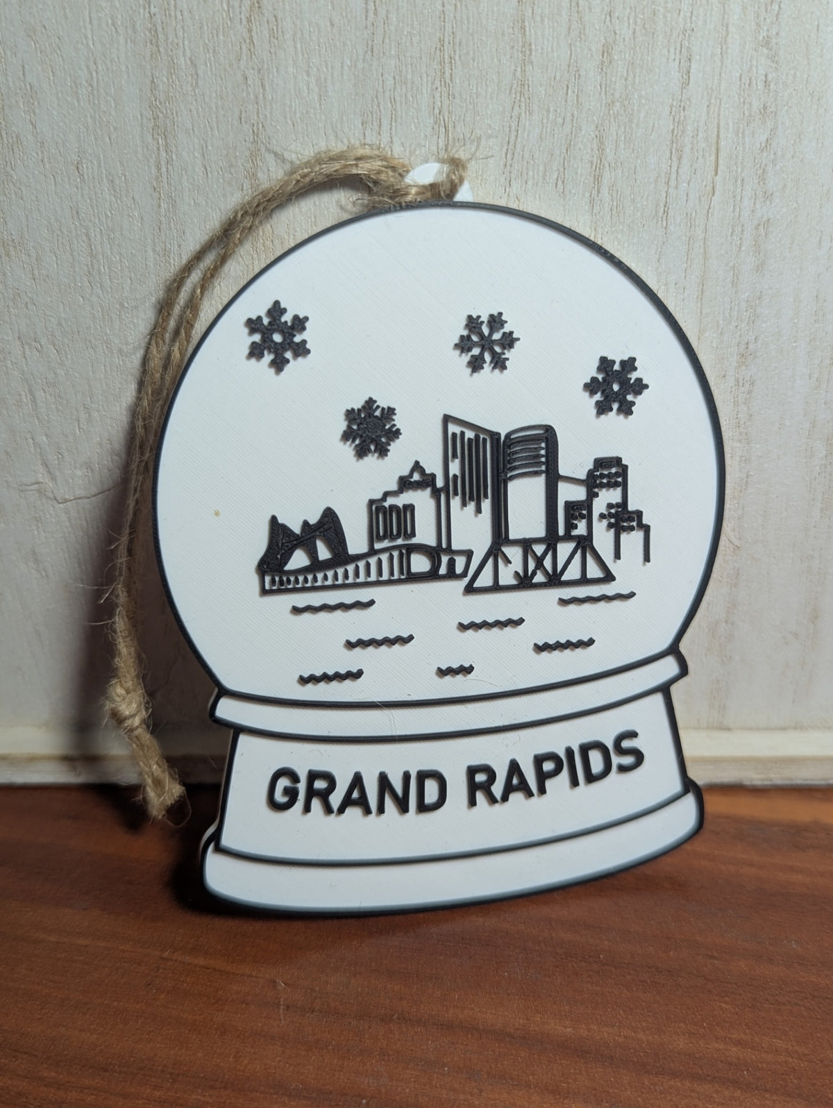 Grand Rapids Snow Globe Ornaments