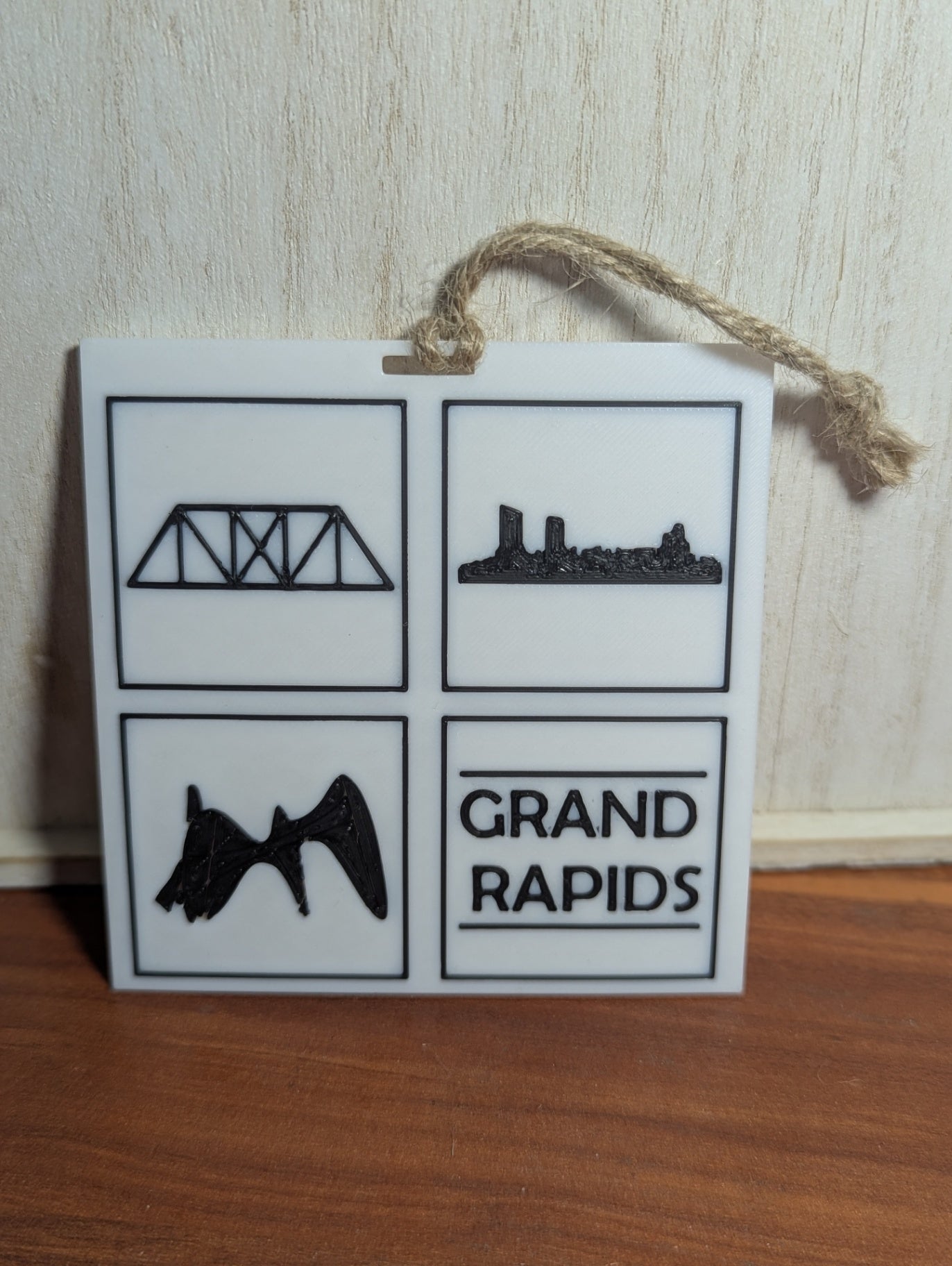 Square Grand Rapids Ornaments