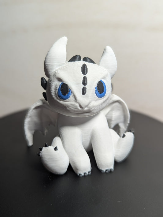 Light Fury Dragon 3D Print