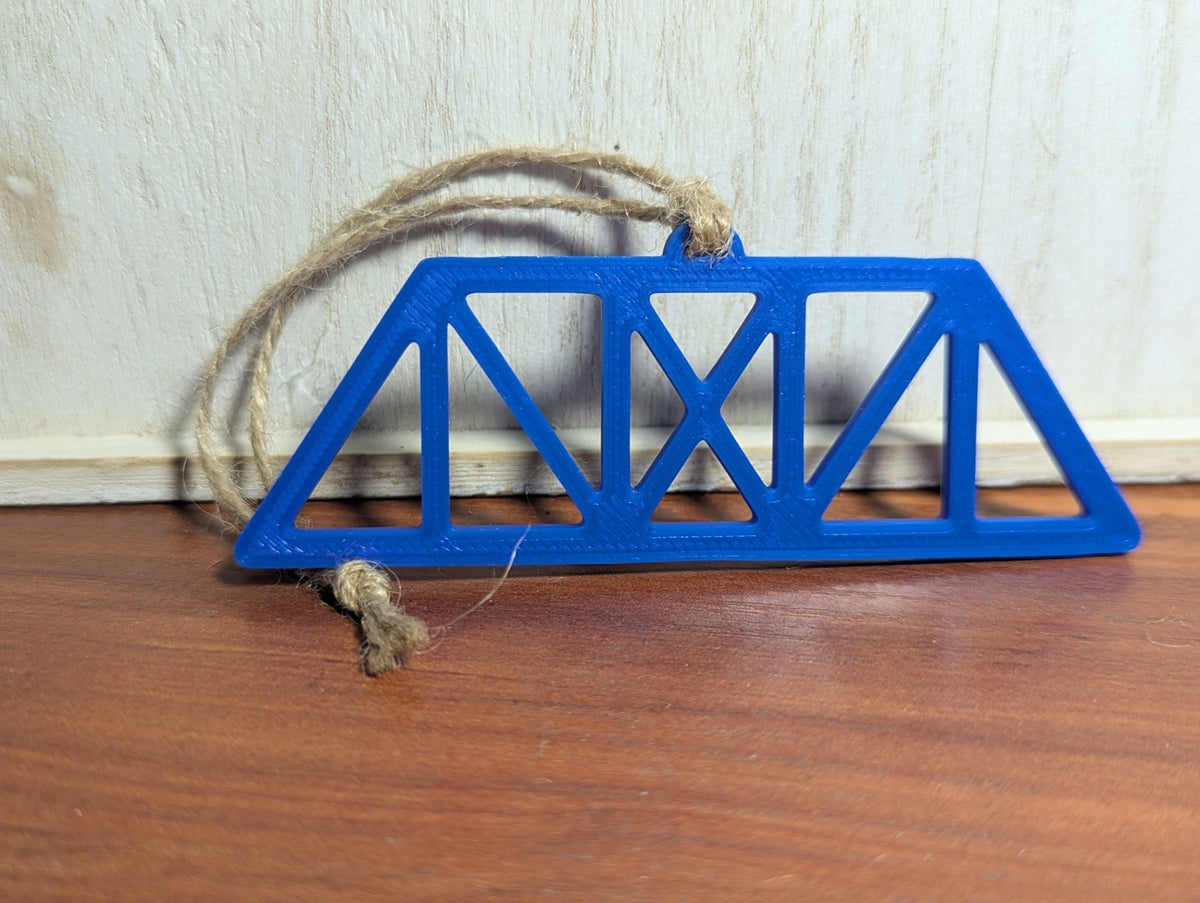 Blue Bridge Ornament