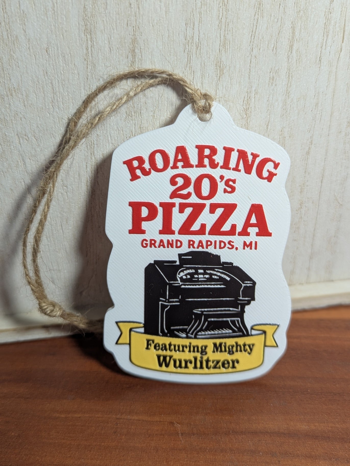 Roaring 20s Pizza Ornaments