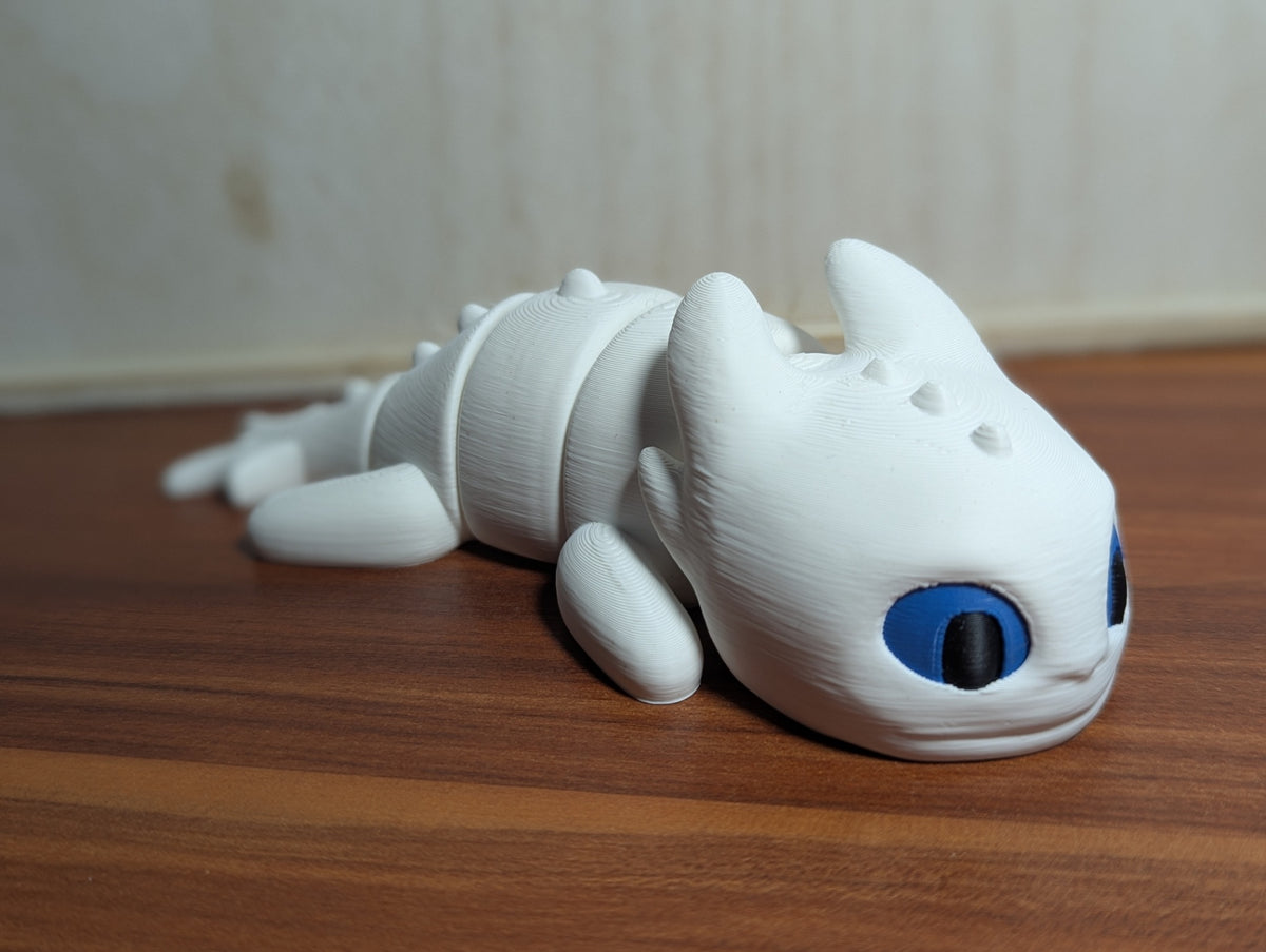 Light Fury Dragon 3D Print