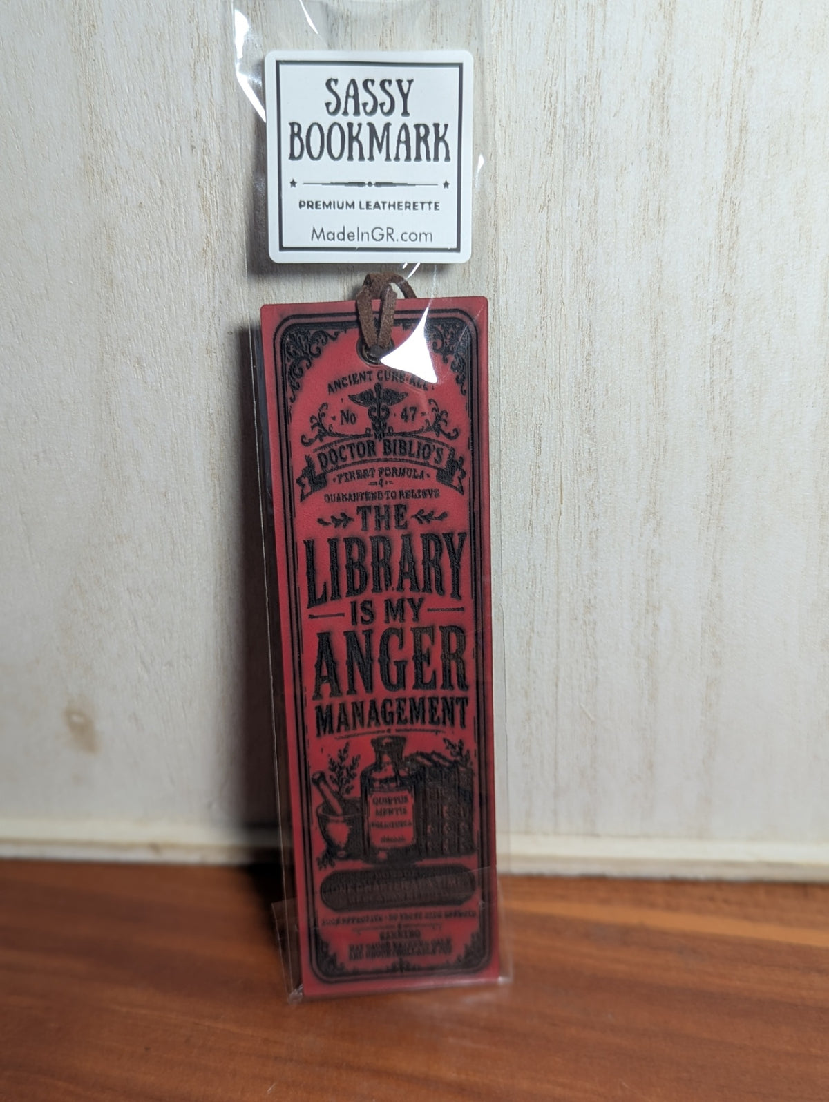The library is my anger management bookmark