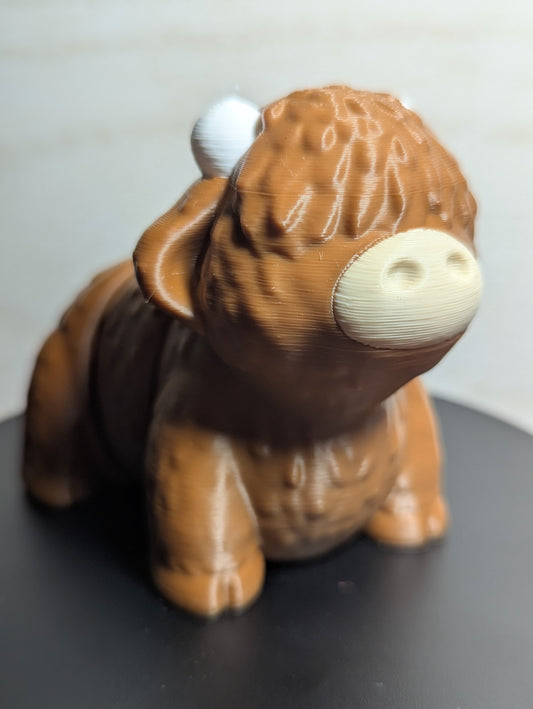 Highland Cow 3D Print