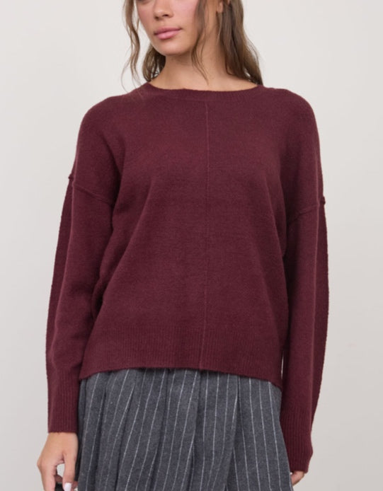 Sweater The workshop Sweater - Burgundy - Large