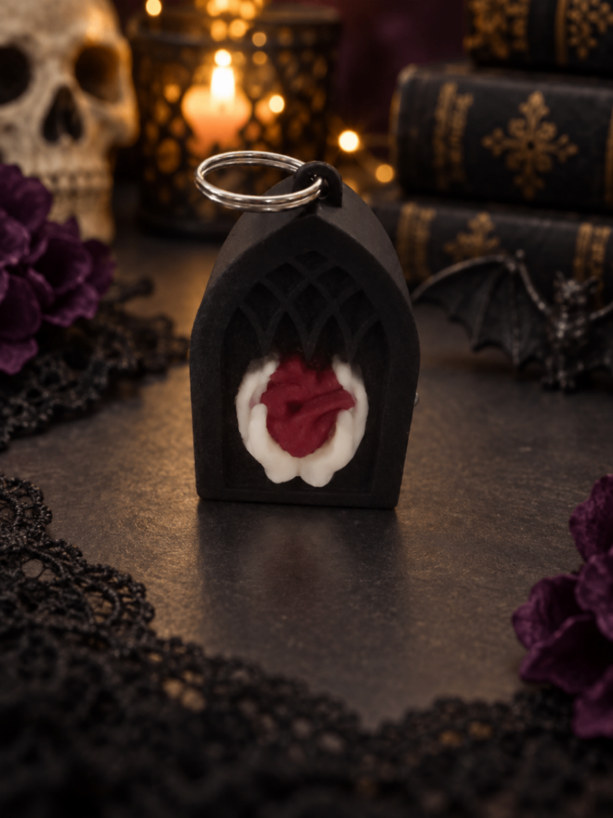 Victorian Single Clicker Bookcase Keychain