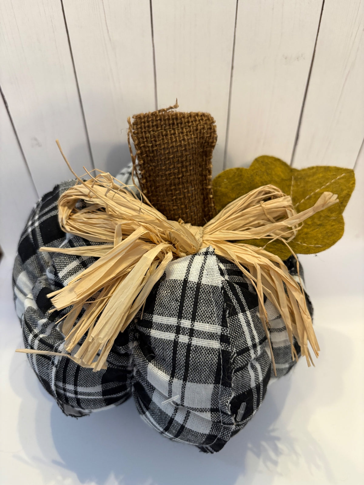 Black Plaid Pumpkin 
