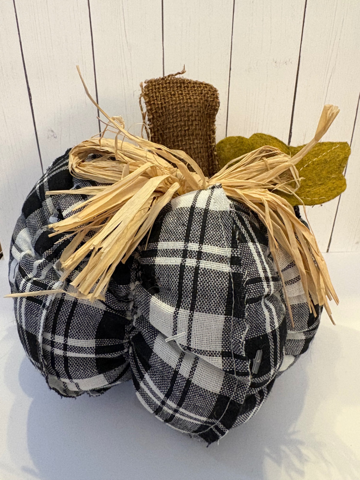 Black Plaid Pumpkin 