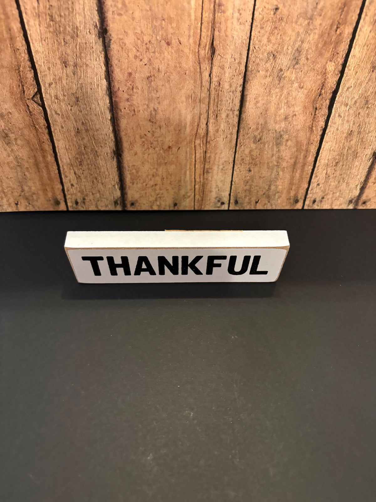 THANKFUL Mini Block Sign 