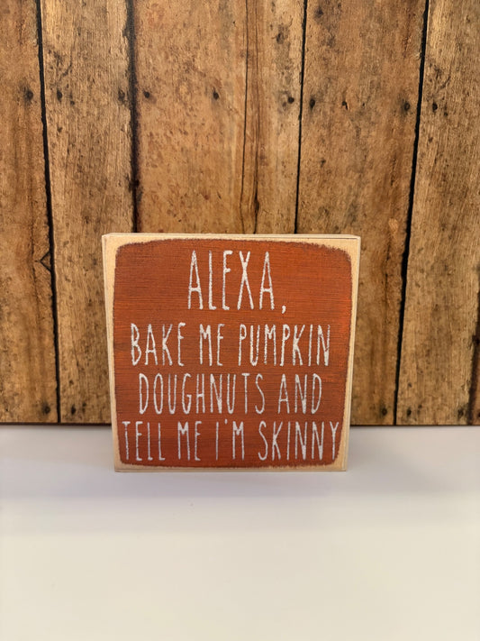 Alexa Block Sign