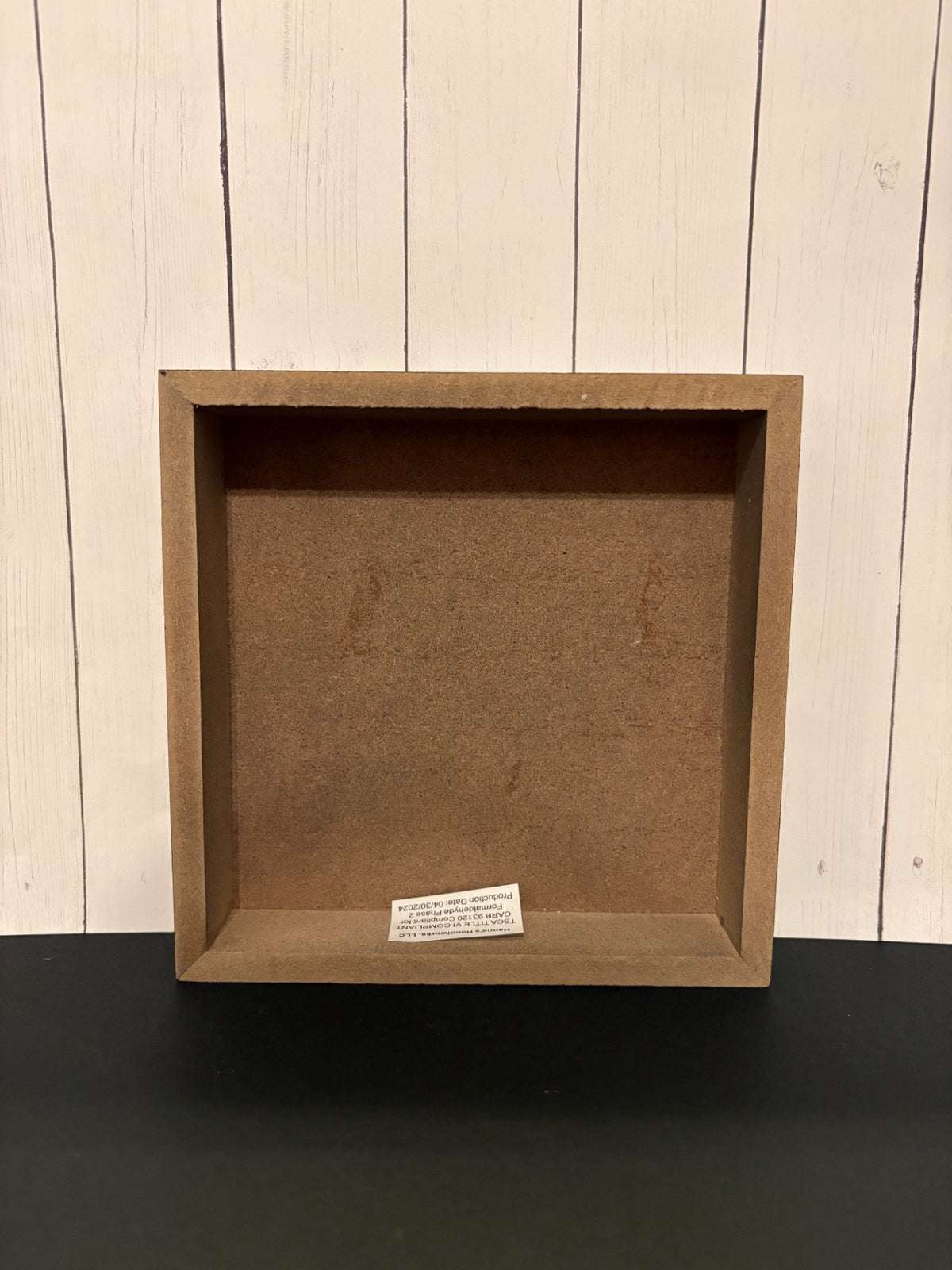 October Block Sign