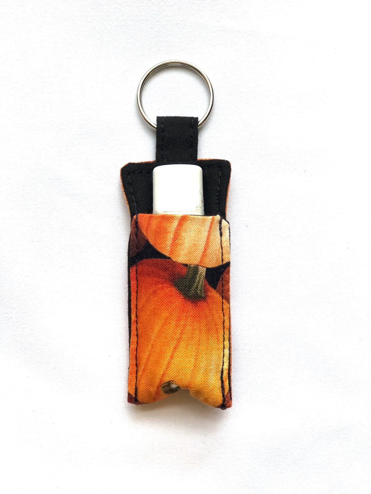 Orange Pumpkin Chapstick Holder 