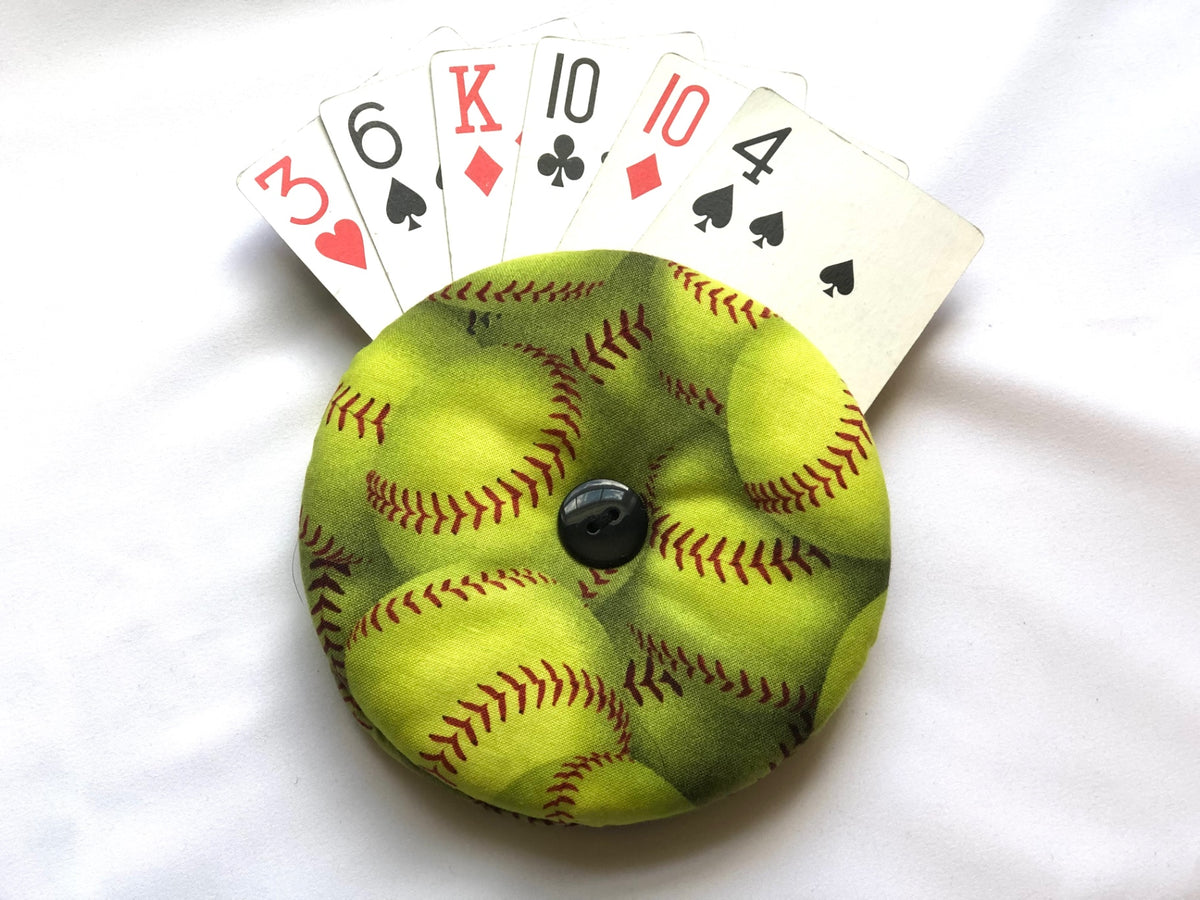 Softball Playing Card Holder 
