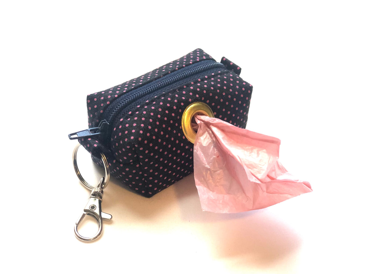 Pink Polkadots Poopoo Bag 