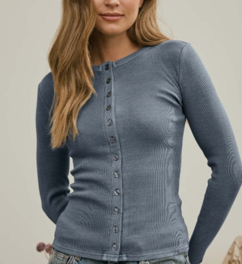 J.O.A. Top - Blue - Large