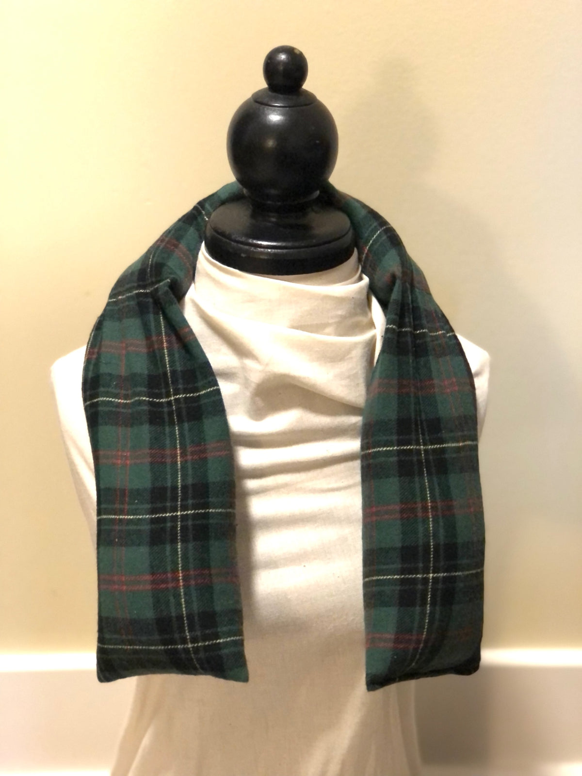 Green Plaid Rice Pack