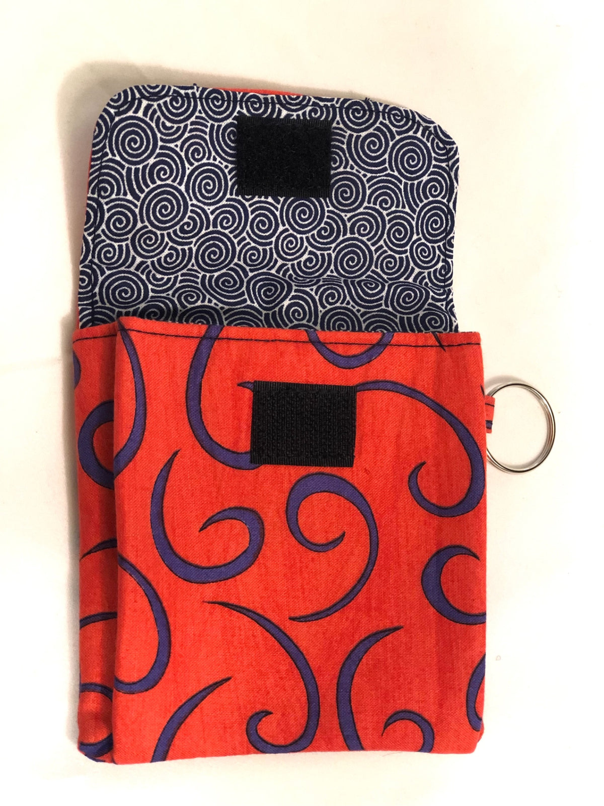 Red Swirls Mini Pouch 