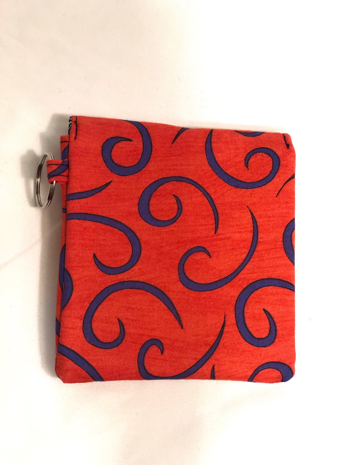 Red Swirls Mini Pouch 