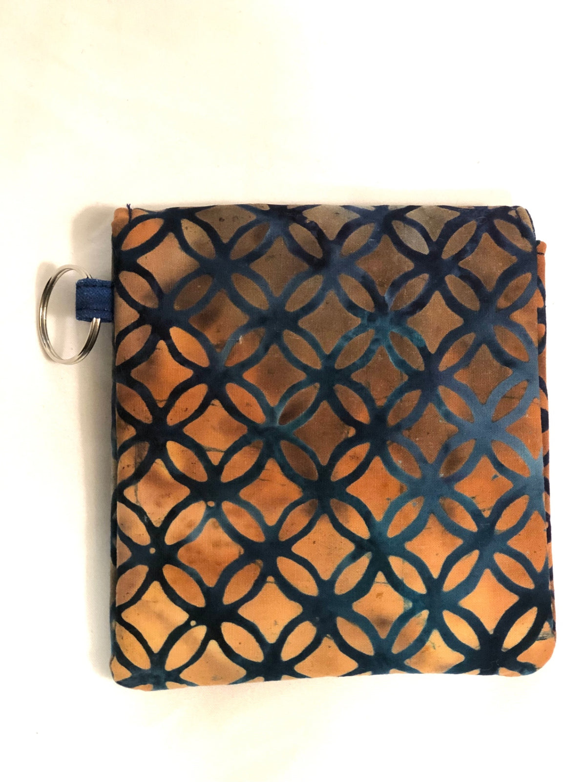 Brown and Blue Mini Pouch 