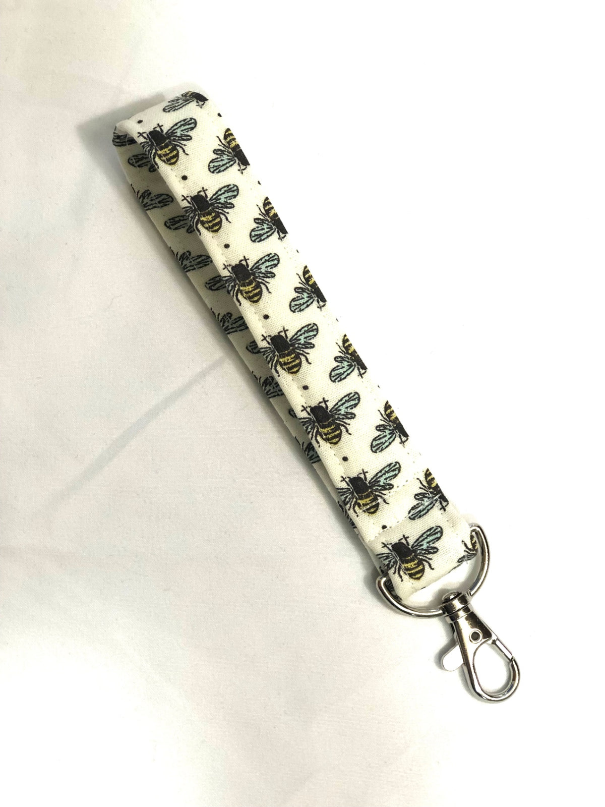 Bees Key Fob Wristlet 