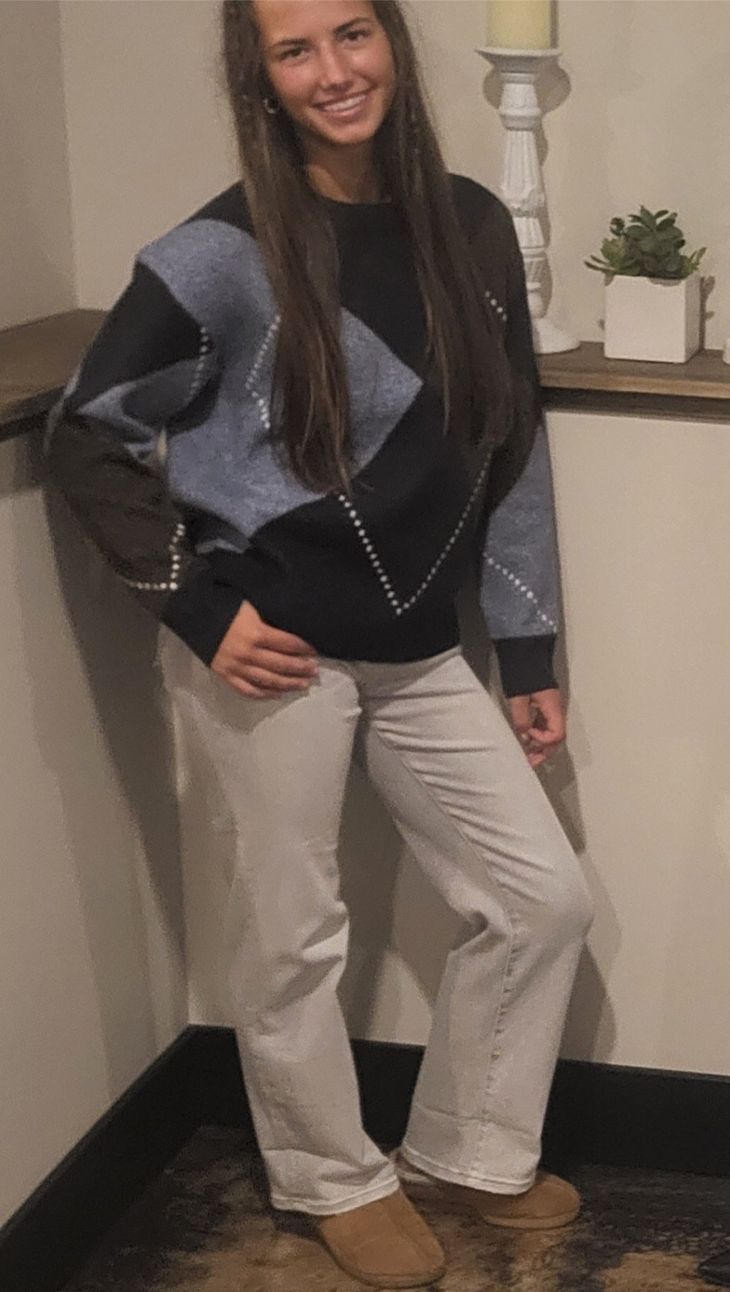 Jeans, Risen Jeans - Light gray - O/24