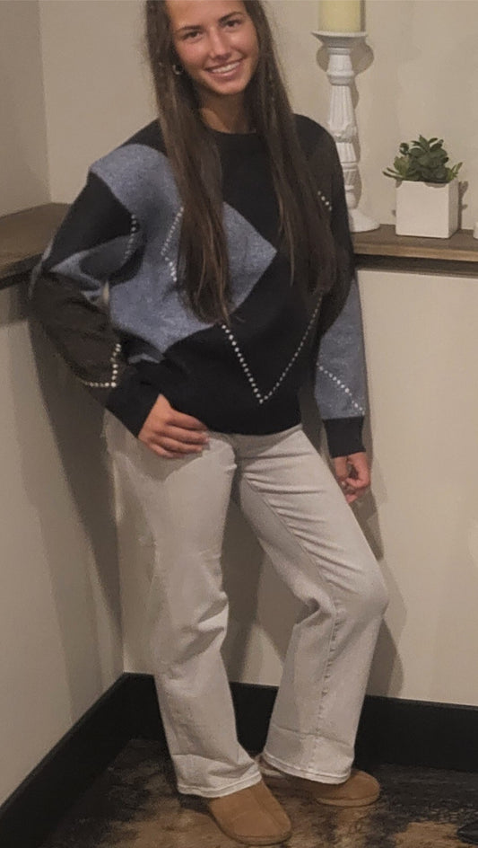 Jeans, Risen Jeans - Light Gray - 3/26