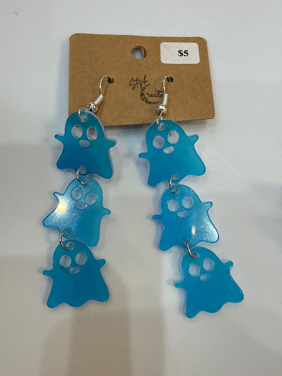 Earrings - Blue -