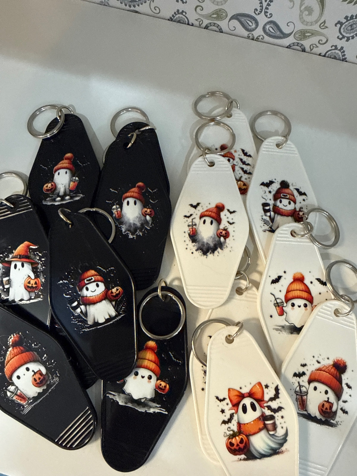 Accessories - White and Black with orange accents - N/A