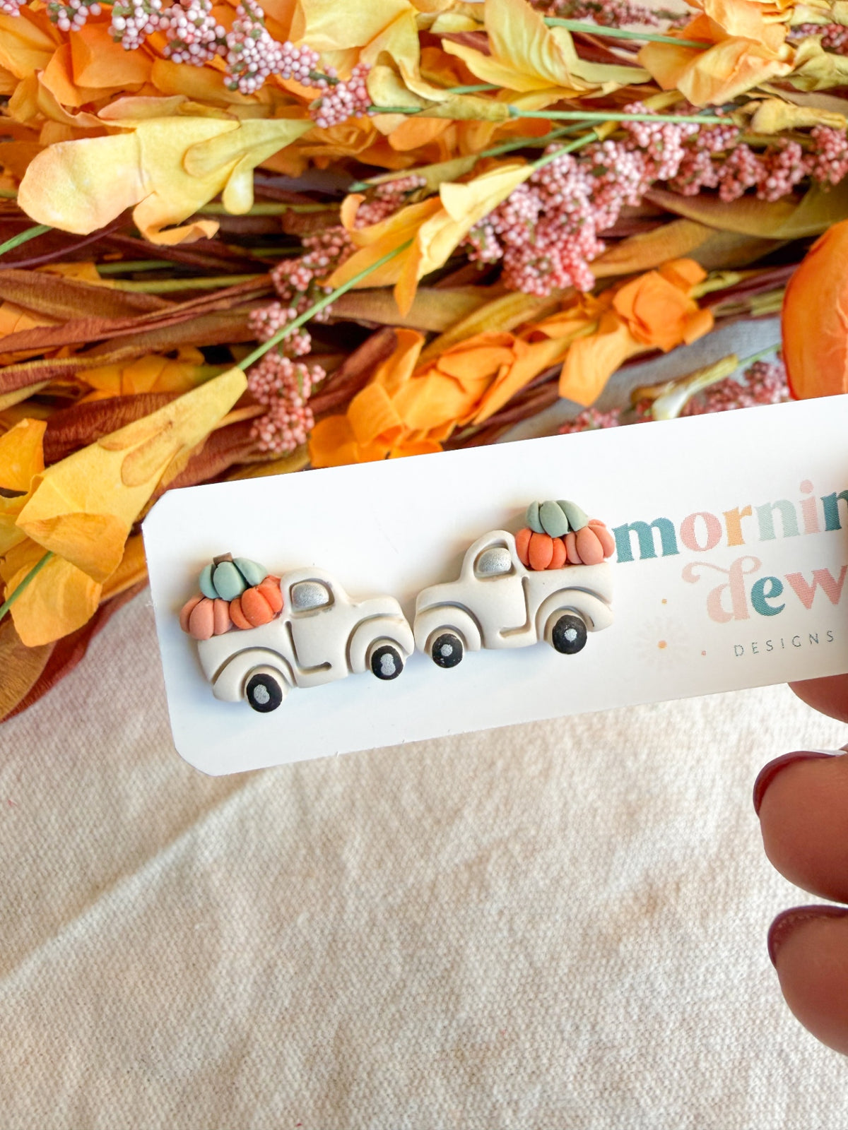 White Pumpkin Truck Studs