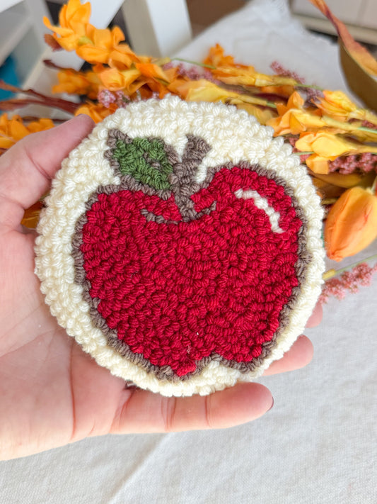 Apple Mug Rug Coaster