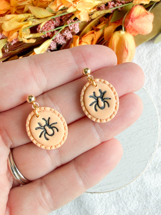 Orange and Black Spooky Spider