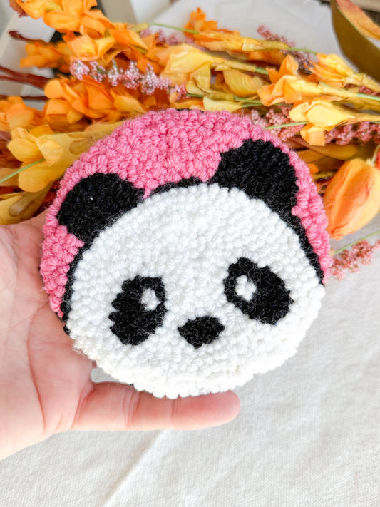 Panda Mug Rug Coaster