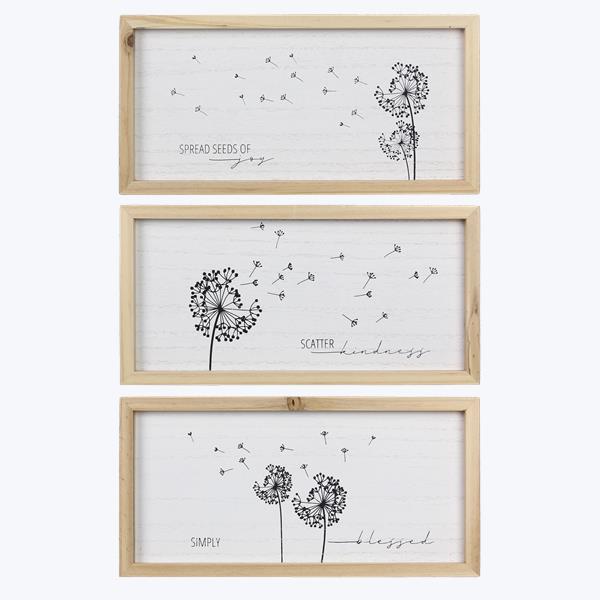 Spread Seeds of Joy Framed Box Sign