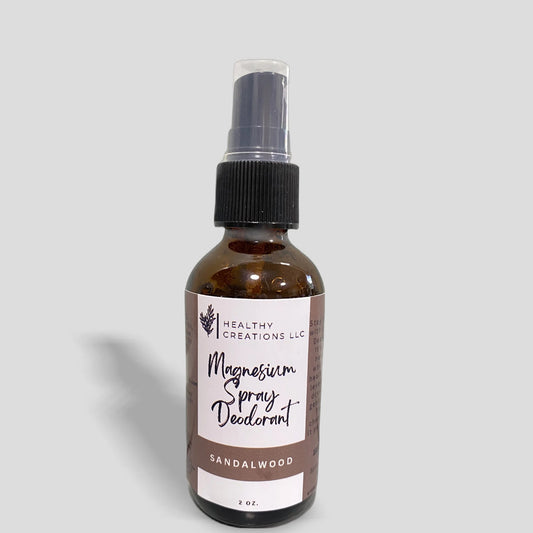 Magnesium Deodorant Spray - Sandalwood