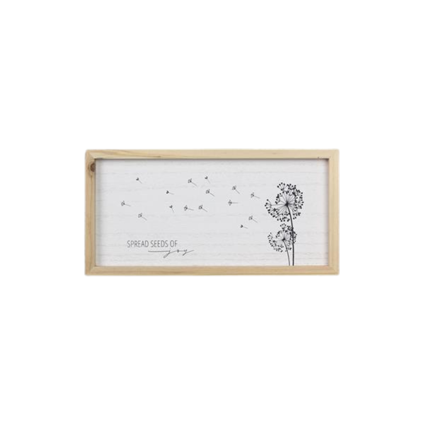 Spread Seeds of Joy Framed Box Sign