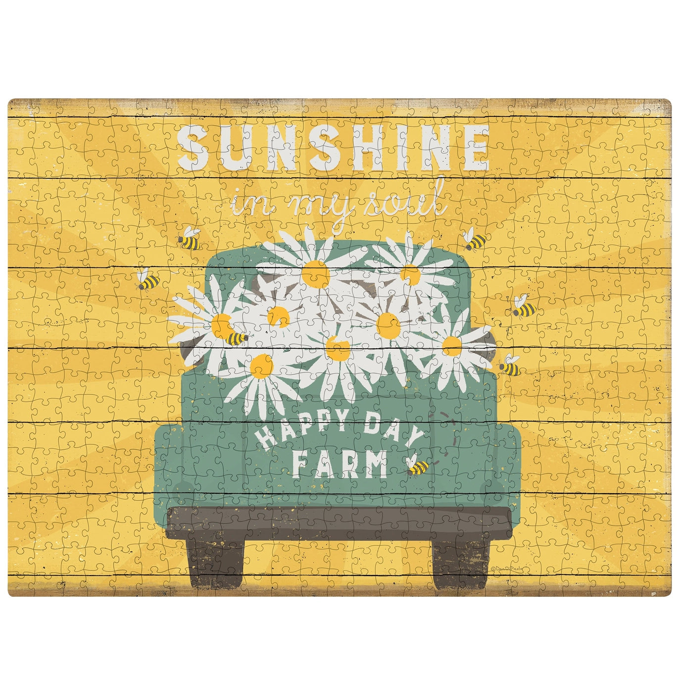 Title Sunshine Happy Day Farm Puzzle
