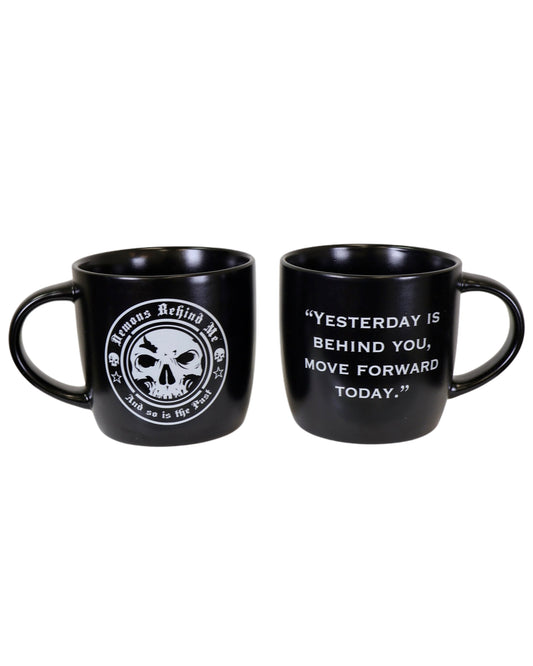 Large Ceramic Double Sided Coffee Mug (15 oz.)