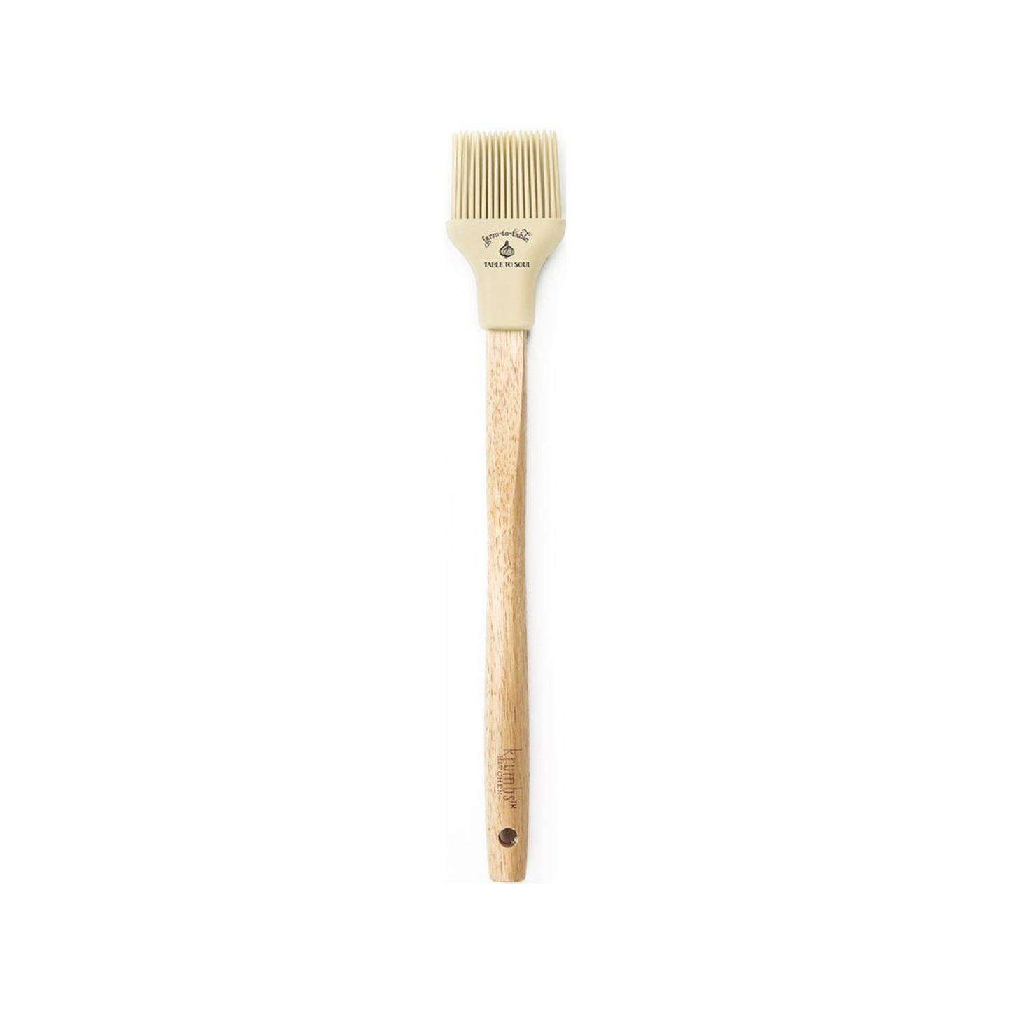 Krumbs Kitchen Farmhouse Collection Silicone Basting Brush - Farm to Table