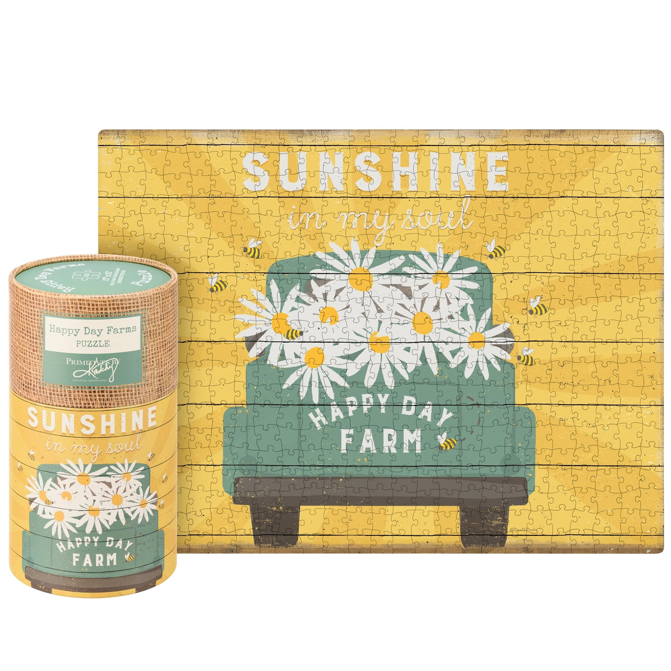 Title Sunshine Happy Day Farm Puzzle
