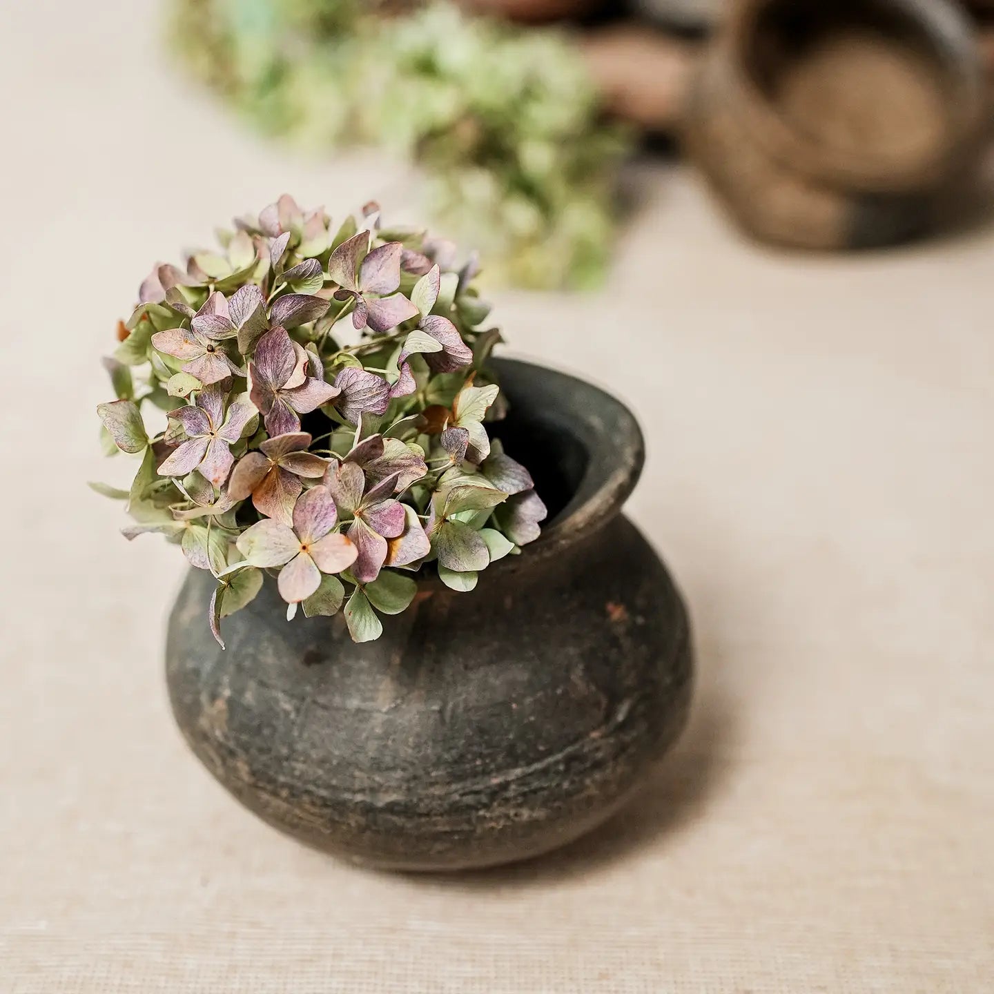Vintage Small Clay Pot