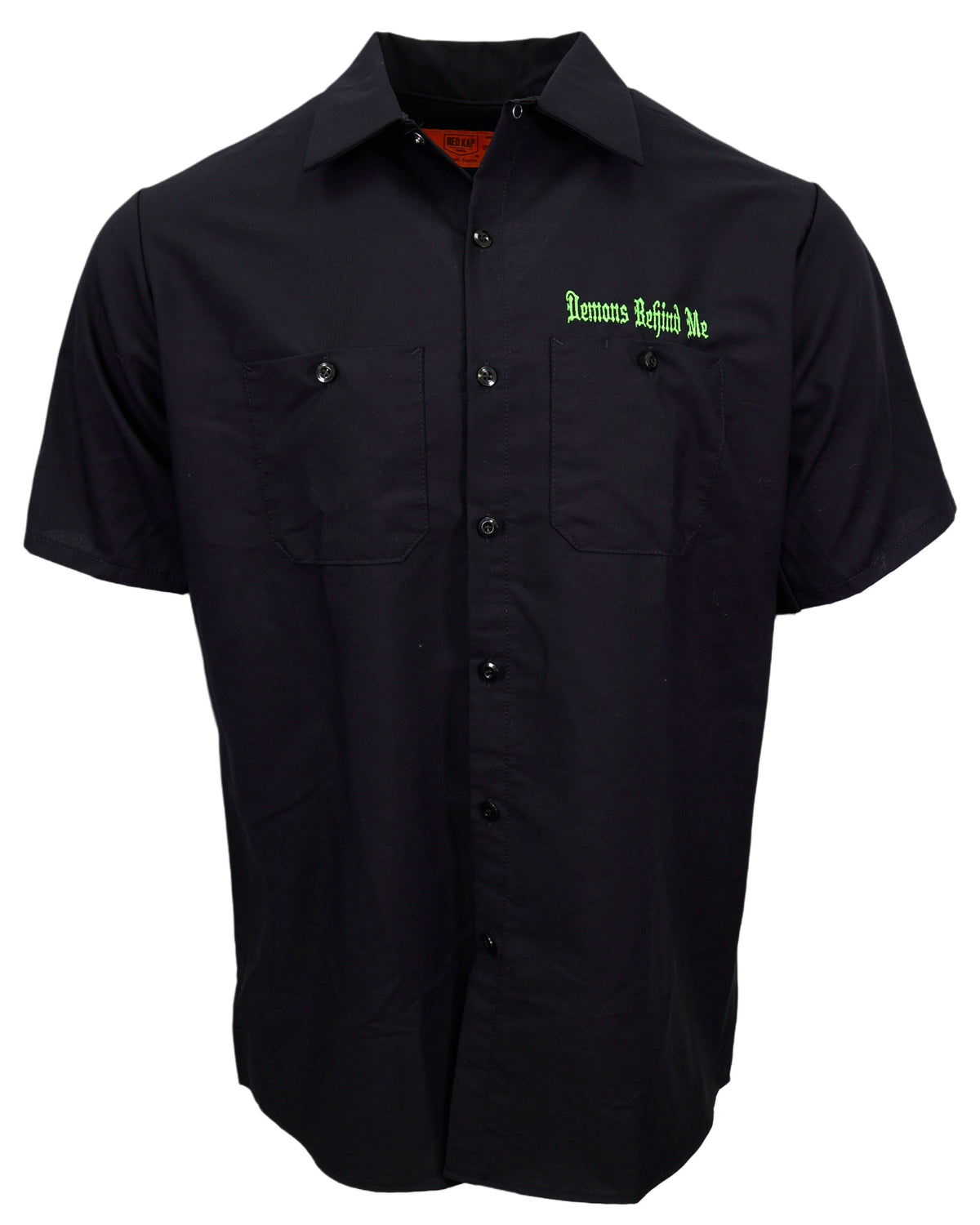 "Lucky" Embroidered Industrial Shop Shirt
