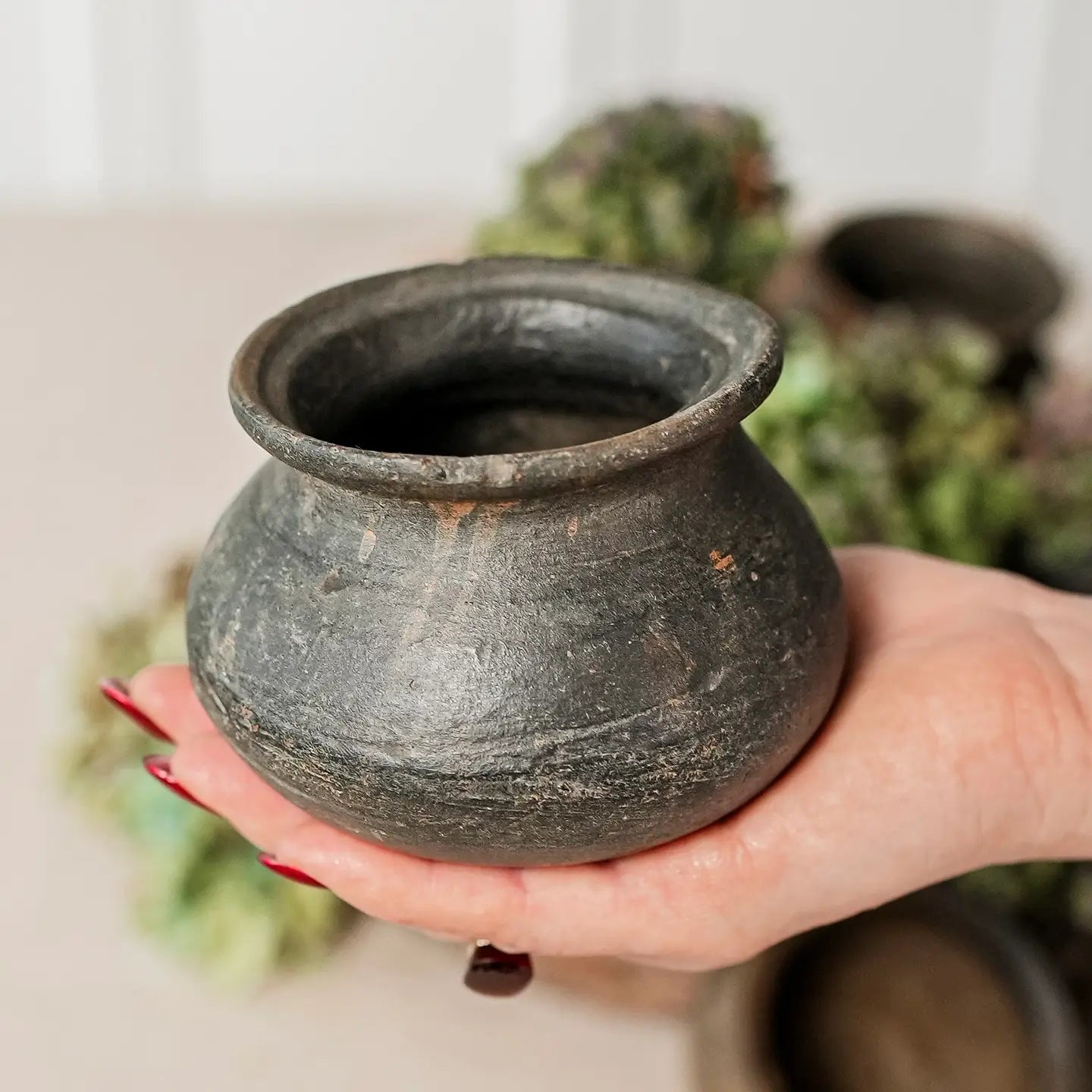 Vintage Small Clay Pot