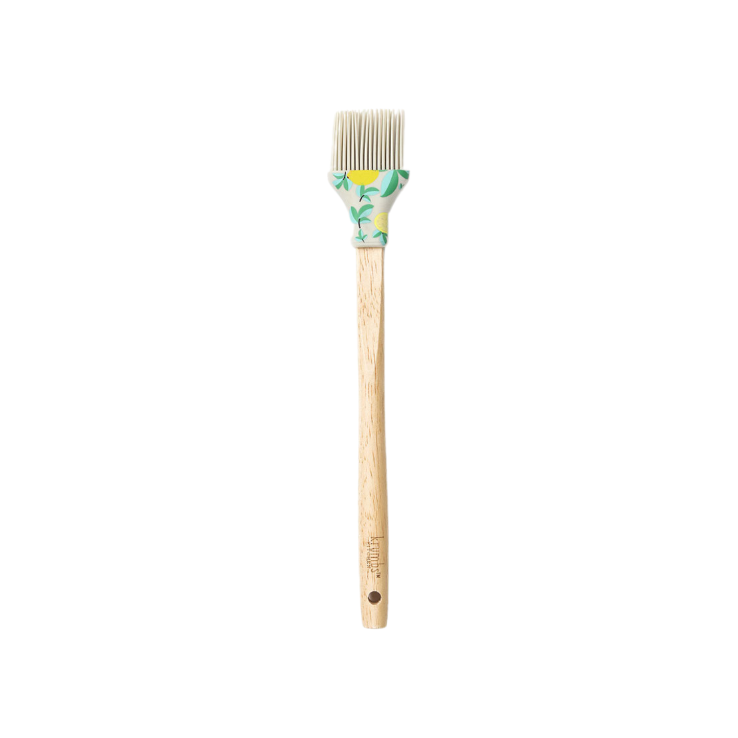 Krumbs Kitchen Farmhouse Collection Silicone Basting Brush - Lemon