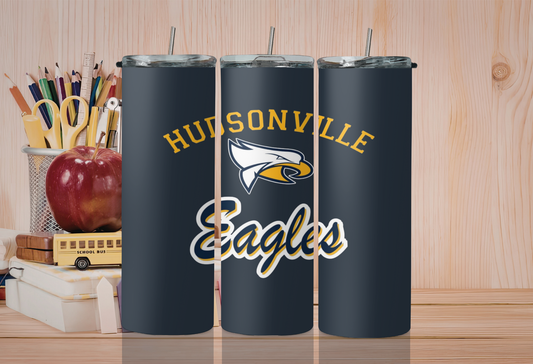 20 oz Skinny Tumbler - Hudsonville Eagles (1)