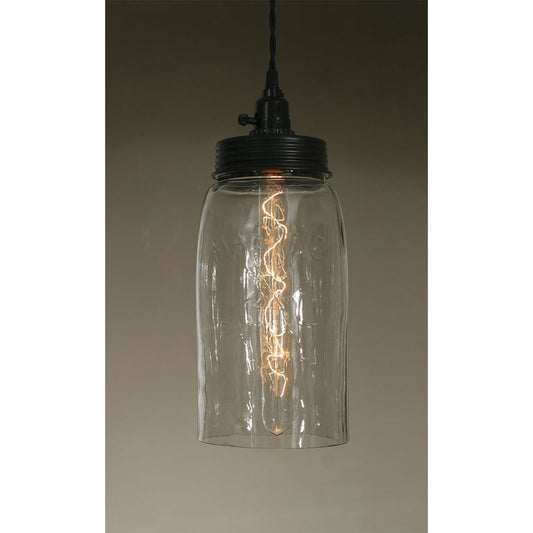 Big Mason Jar Pendant Lamp