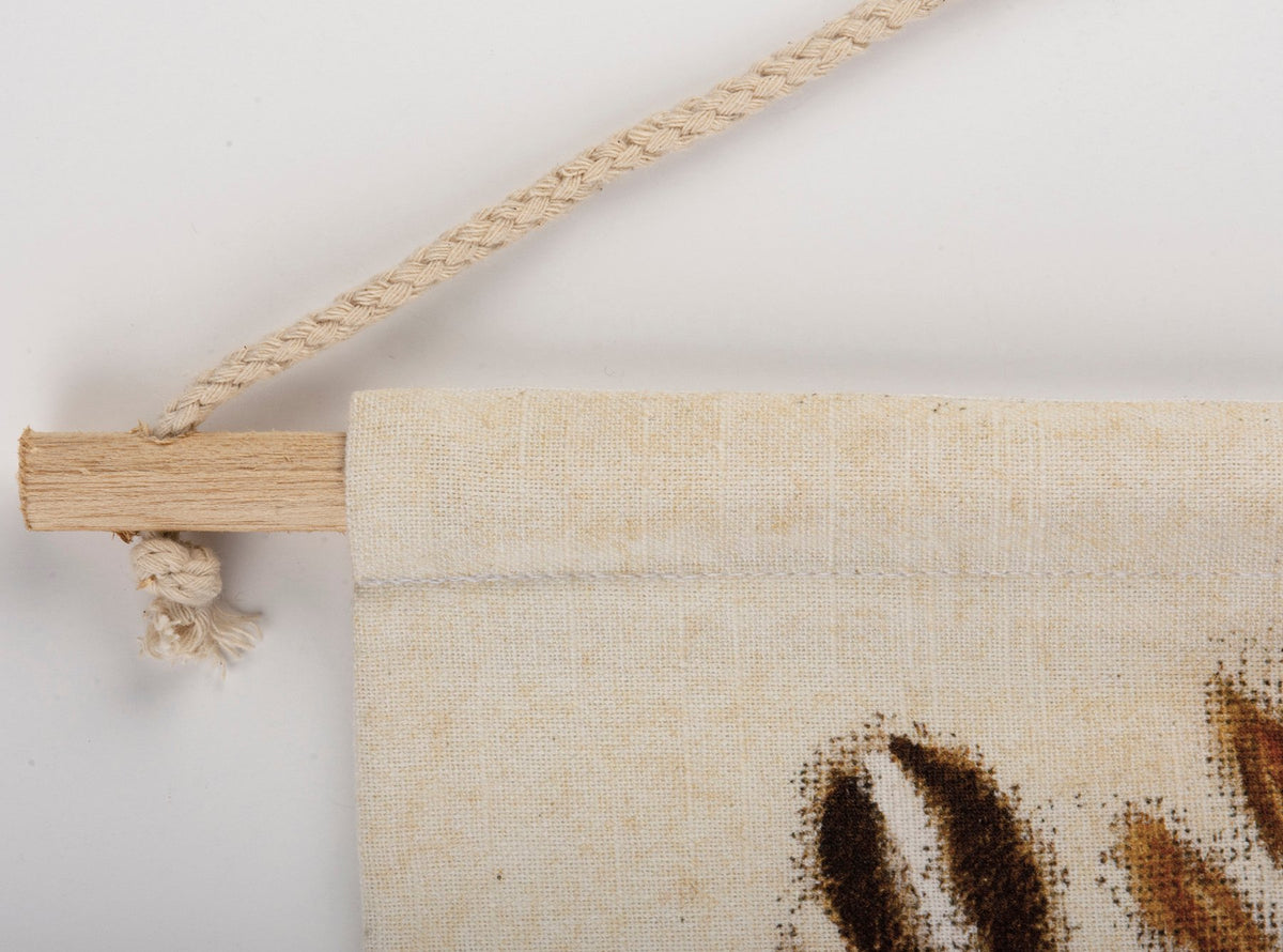 Pumpkin Burlap Canvas Fall Wall Decor – 24"