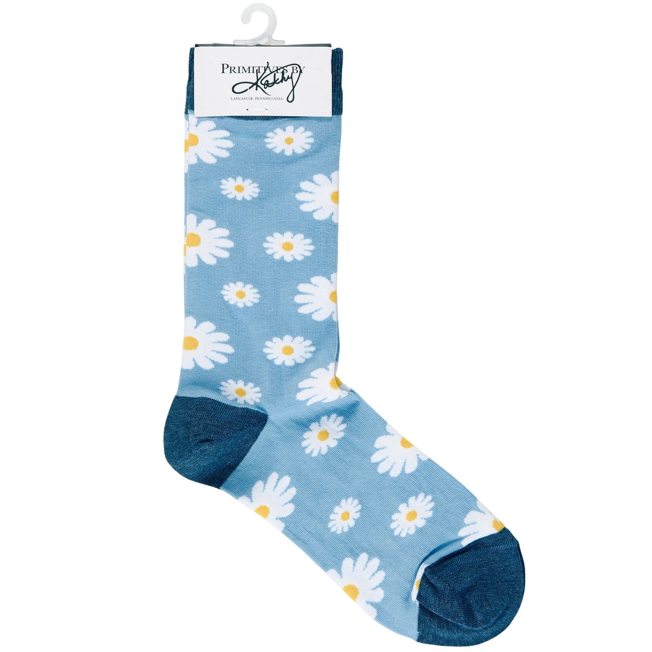 Blue Daisy Socks