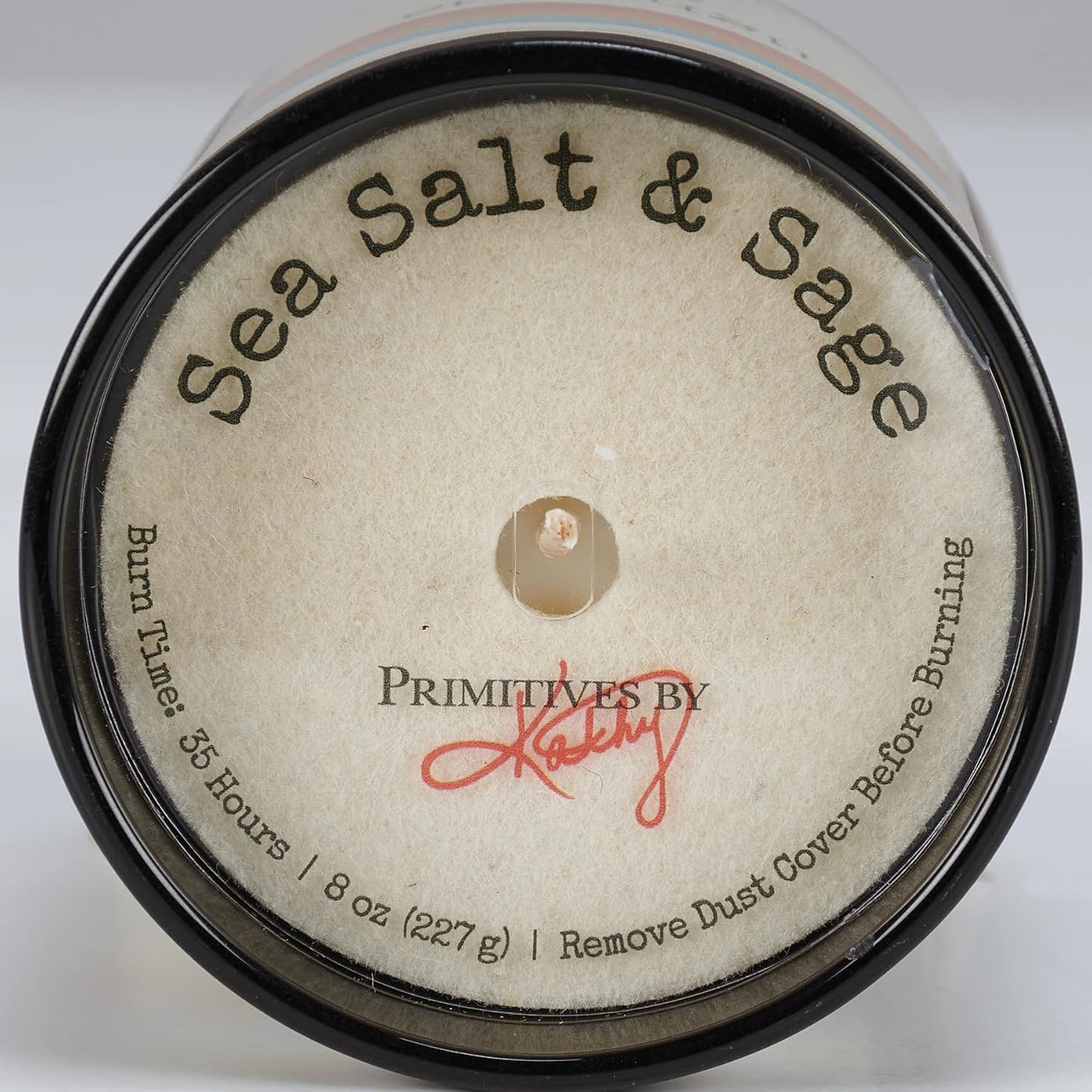 Light This when you Think of Me Memorial Jar Candle, Sea Salt and Sage Scent