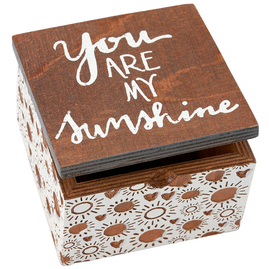 You Are My Sunshine Hinged Box