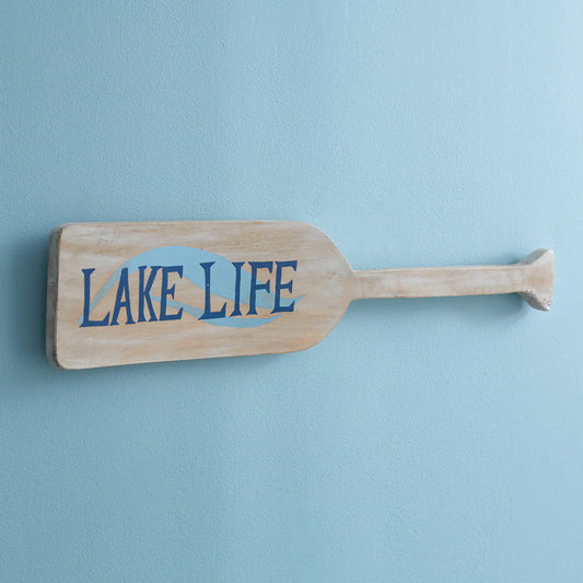 Lake Life Decorative Oar Wall Sign